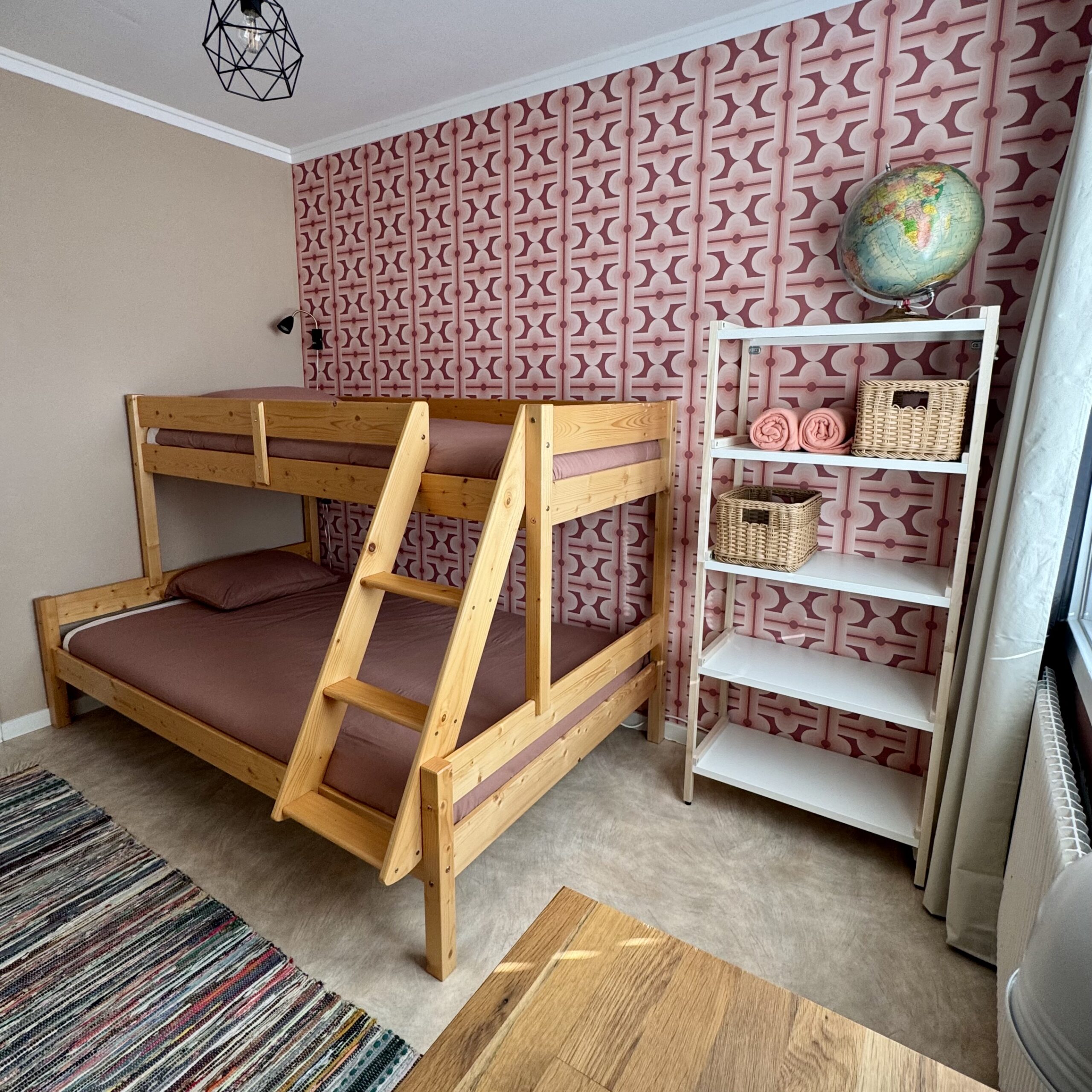 slaapkamer met stapelbed